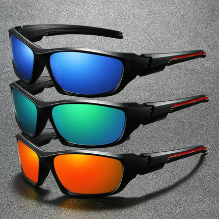 Polarized Sunglasses for Men, Outdoor Cycling Sports Glasses, Cross-Border Fishing Driver Sunglasses Temu2, Uv Protection
