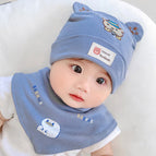 Hat Bear Set Blue Suit / 1-12 months 38-46cm