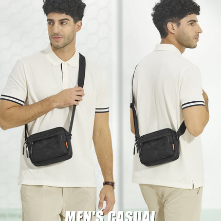 Cross-Border Wholesale Lightweight and Portable Functional Crossbody Bag for Daily Commuting, Men's Camouflage Small Shoulder Bag, Outdoor Leisure Trend