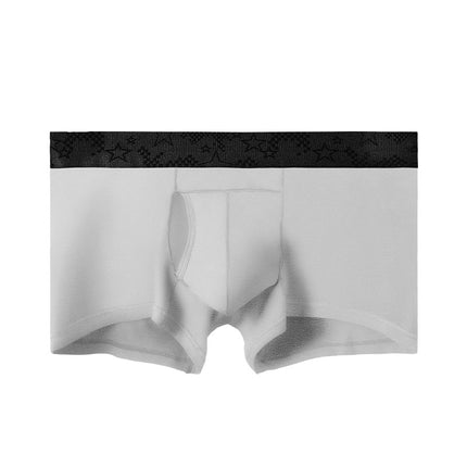 Gunshot Separate Underwear Men's Scrotum Shearer Men's Boxer Summer Thin Comfortable Personalized Breathable Four-Corner Pants