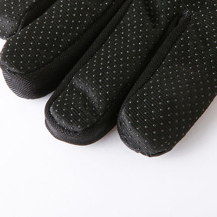 Men's and Women's Winter Warm Gloves Thickened fleece-lined Motorcycle Electric Vehicle Cold-proof Cotton Gloves Outdoor Windproof Ski Gloves