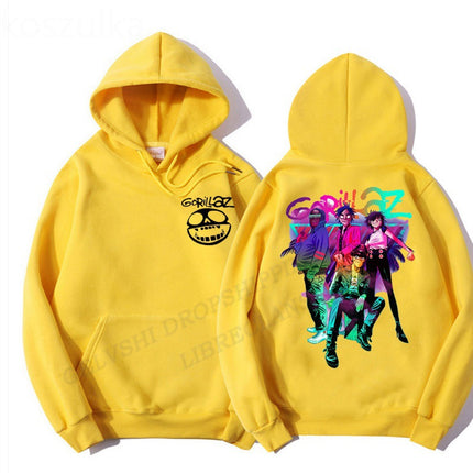 [Cross-border European Code] Gorillaz Hoodie Men Women Fashion Hoodie