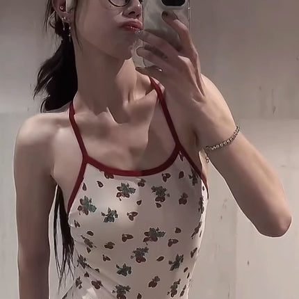 Racing Swimsuit for Women, Adult Swimming Pool Exclusive, Slimming One-Piece 2026 New Model, Strawberry Girl Professional Swimsuit