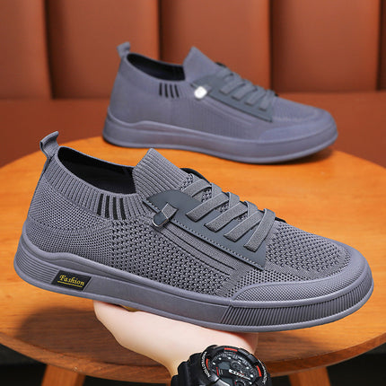 Men's Shoes Spring 2026 New Korean Style Men's Shoes Wholesale Solid Color Casual Canvas Shoes Cross-Border Dropshipping Breathable Single Shoes