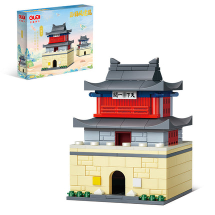 Goody Building Block 51015 Shanhaiguan Temple of Heaven Bell Tower Children's Educational Assembled Toys Compatible with Lego Architecture Street Scene