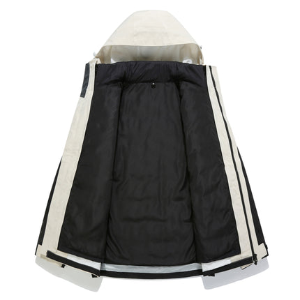 Down liner GB assault clothing men's and women's three-in-one removable full-garment pressure coat rainstorm protection overalls