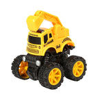 [Color box] Large stunt excavator off-road vehicle