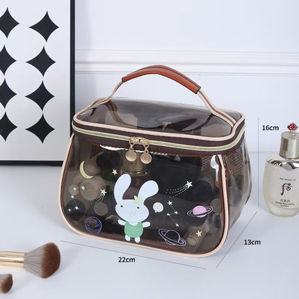 New Cosmetic Bag Ins Advanced Cosmetic Storage Bag Portable Large Capacity Cartoon Cute Portable Wash Bag