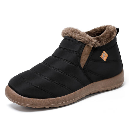 Cotton shoes winter new foreign trade couple snow boots fleece-lined thickened cotton boots polyurethane warm casual walking shoes