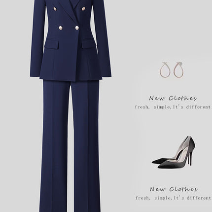 New High-Quality Tailcoat Set, Women's Business Office Jacke