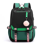 328 upgraded dark green with black + hanging ornaments