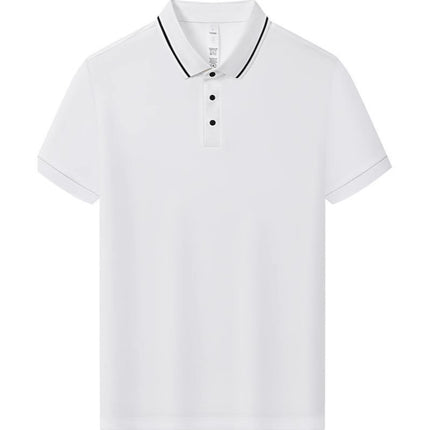 165 grams of ice-sensitive breathable dynamic pearls POLO shirt overalls short sleeve lapel diy group company factory clothing tooling