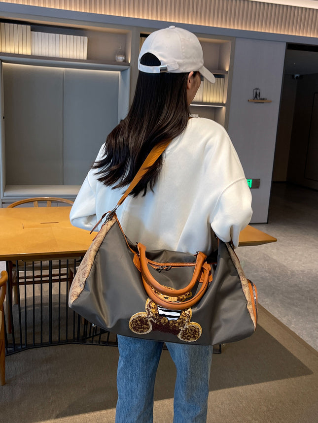 Internet Celebrity Travel Bag Women's Portable Korean Style Short-Distance Large-Capacity Luggage Bag Fitness Bag Trendy Lightweight Travel Bag Travel Bag