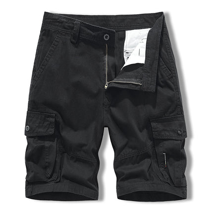 Classic Tooling Pants Amazon Summer New Tooling Shorts Men's Large Size Loose Pure Cotton Mid-length Pants Cross-border Men's Wear