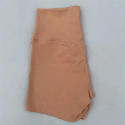 Dopamine Color Yoga Shorts Tight-Fitting High-Elastic Breathable Nude Sports Three-Point Bottoming Shorts Safety Pants