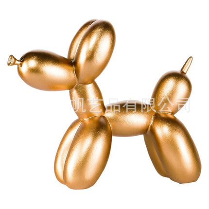 Nordic Light Luxury Blow Dog Ornaments Modern Creative Simple Living Room Desktop TV Cabinet Home Entrance Decorations