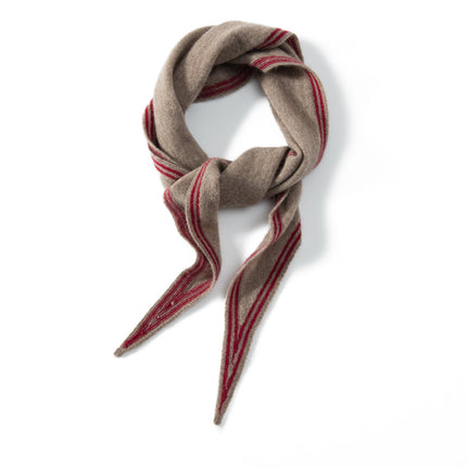 Small Shawl, Cashmere Scarf, Neck Protector, Thick Autumn and Winter New Cashmere Scarf, Cold-Proof and Warm Triangle Scarf