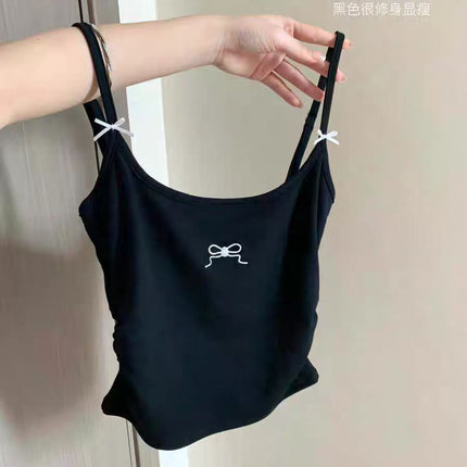 Solid Color French Sexy Solid Color Triangle Cup No Steel Ring Comfortable Bra Thin Shoulder Strap Underwear Front Buckle Bra Trend