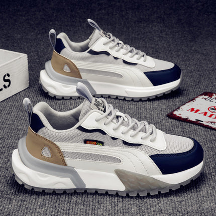 Forrest Gump Men's Shoes Summer Breathable 2025 New Deodorant Mesh Sports Leisure Running Elevated Putian Torre Trendy Shoes
