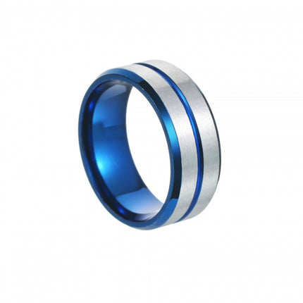 TikTok Explosions Brushed Wide Face Simple Ring Niche Students Trendy Temperament Joker Couple Ring Cross-border Wholesale
