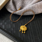 924 peaceful ruyi necklace [coffee chain]