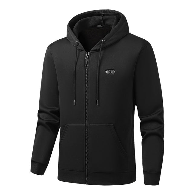 Cross-Border New Winter Seventeenth District Heating Sweatshirt Smart USB Constant Temperature Electric Heating Clothing Manufacturer Wholesale