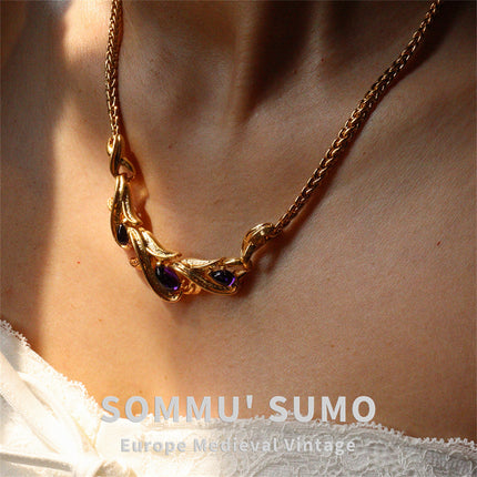 Bao Guo Li Vintage Replica Ring European and American Vintage Court Style Ring Niche Design