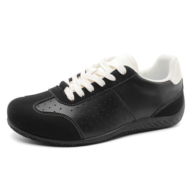 Super Popular Ballet Style Moral Training Shoes, Retro Lace-Up White Shoes, Versatile Breathable Casual Sneakers, Soft-Soled Forrest Gump Shoes Sc09