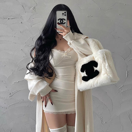 Yonggirlday Pure Lust Style Sexy Tight Slimming Look Waist Bottoming Lace Suspender Dress Hip-Covering Short Skirt