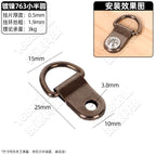 Nickel-plated 763 small semicircle/1 (without screws)
