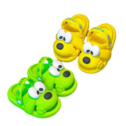 2025 new soft-soled indoor and outdoor non-slip boys rhubarb dog EVA hole shoes can be worn girls cute sandals