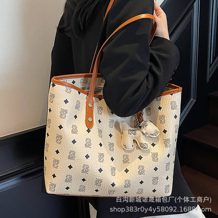 Cross-Border Popular Tote Bag for Women Large Capacity 2025 New Versatile Trendy Shoulder Bag High-End Fashion Underarm Bag