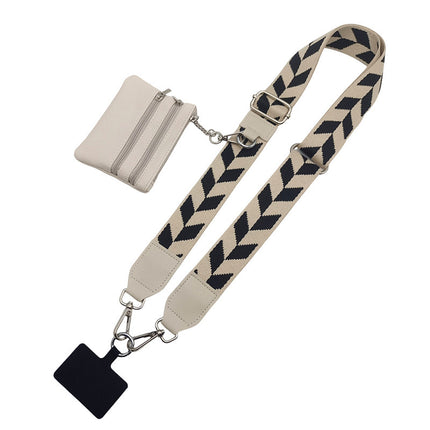 Hot-selling mobile phone strap replaceable detachable hand strap with coin purse mobile phone lanyard Amazon cross-border