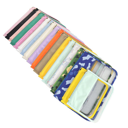 PVC Transparent Cosmetic Bag Beach Waterproof Mobile Phone Bag Large Capacity Cosmetic Bag Multifunctional Household Snack Storage Bag