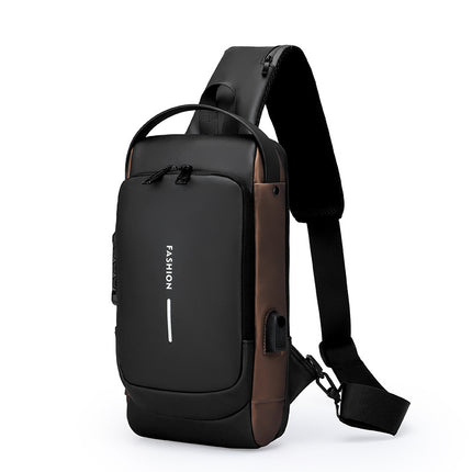 Men's Anti-Theft Password Lock Chest Bag, Travel Essentials, Large Capacity Wholesale, Massive Inventory, Quick Delivery, Customizable Crossbody Bag