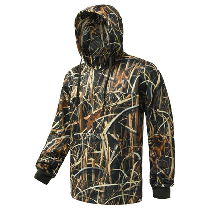 Hunting Camouflage Bionic Tree Fleece Sweater Autumn and Winter New Hunting Warm Hoodie Fleece Pullover D50