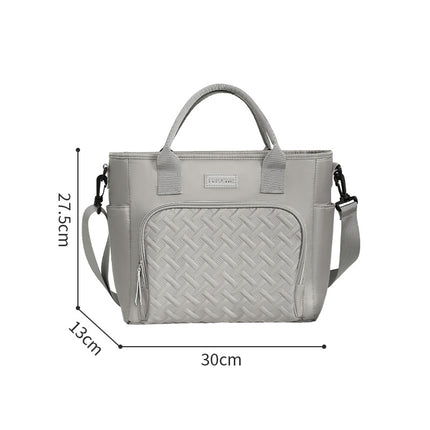 Xiaobudian's New Croissant Outdoor Picnic Fresh-Keeping Ice Bag Large-Capacity Satchel Office Worker Insulated Lunch Box Lunch Bag