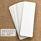 20 white cards (without tassels)