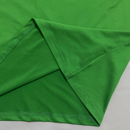 Women's Green V-Neck Short Sleeve T-Shirt