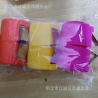 Set of yellow and orange powder-bag