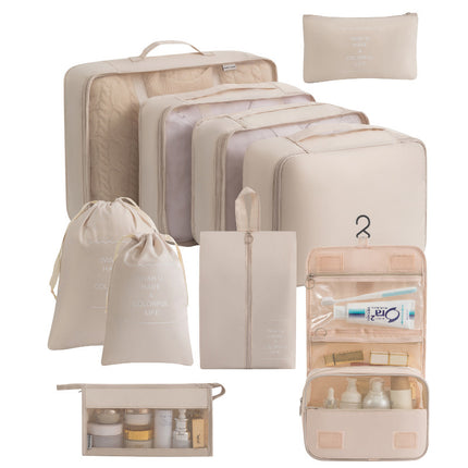 Cross-border Travel Storage Bag Ten-piece Set Business Travel Storage Bag Large Capacity Storage Bag Waterproof Travel Storage Bag