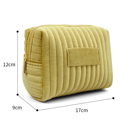 Amazon's Popular Cosmetic Bag, Velvet Velvet Large-Capacity Cosmetic Storage Bag, Travel Portable Bag, Can Be Customized