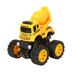 [Color box] Large stunt mixer truck off-road vehicle