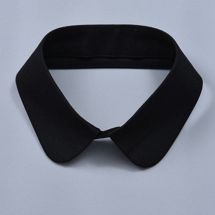 All-Match Decorative Single Collar Solid Color Shirt Collar Women's Collar Bib Summer Fake Collar Cotton Street Small Square Collar