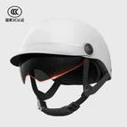 209 [ice crystal gray] built-in sun protection short glasses