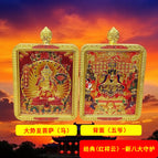 Mahasthamaprapta bodhisattva [zodiac horse] / Thangka + five-way wealth (color) rope + prayer box
