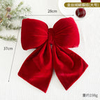 Gold velvet bow (large size)