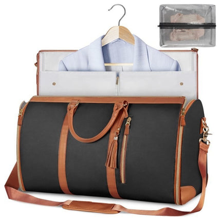 Foreign trade new ladies folding suit travel bag multi-functional storage bag large capacity large PU hand luggage bag