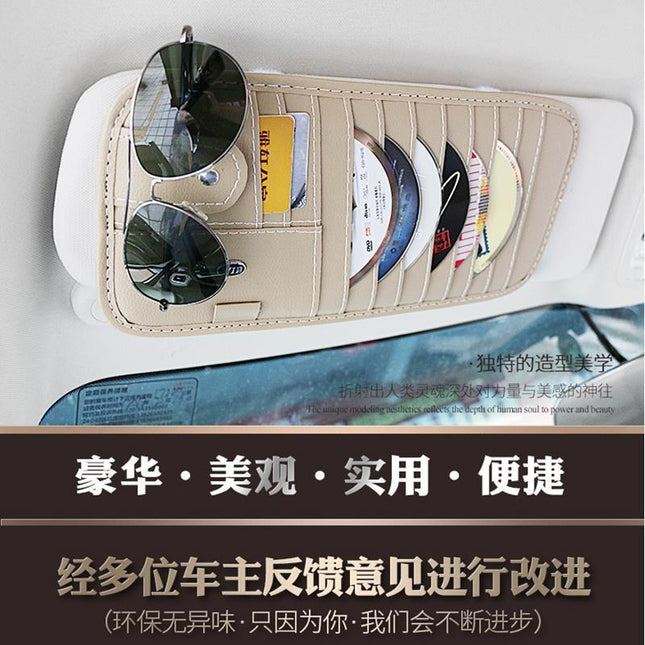 Car CD Holder Sun Visor 10 Disc / Range-CD Voiture Pare-Soleil 10 Disques