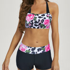 leopard print rose / S
